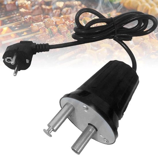 Motore elettrico per griglia per accessori BBQ - Rotatore di spiedi per griglia - 220V-240V - ABS - DC - Adatto per barbecue all'aperto