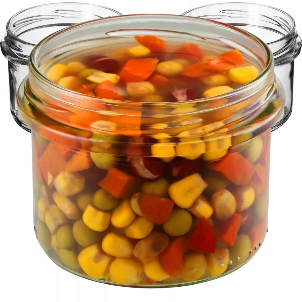 KADAX Barattoli da 235 ml per miele, conserve, marmellata, vetro per candele, 10 pezzi Fi 82