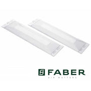 KIT 2PZ Plafoniera CAPPA misura 178 x 50 mm FABER 1330016910 - FABER