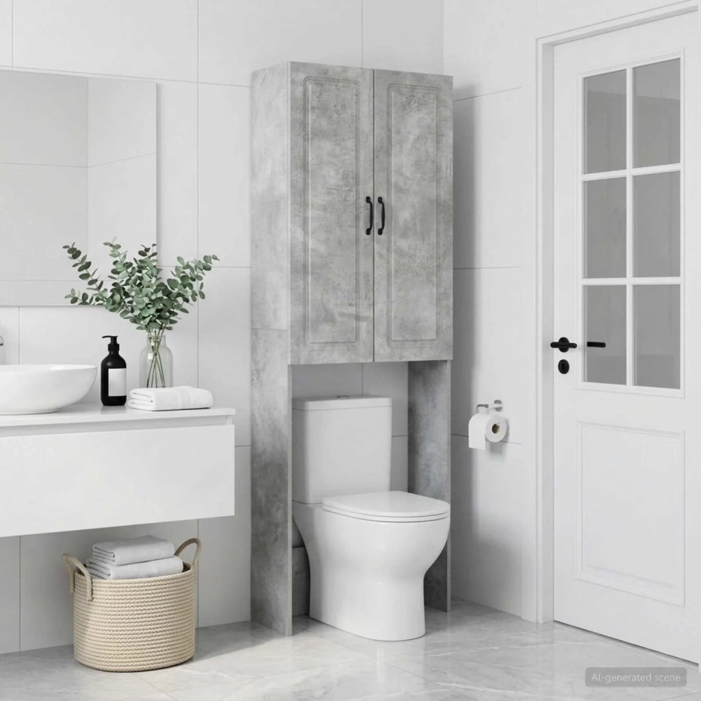 Mobile Bagno UTRECHT Grigio Cemento 66 x 25,5 x 190 cm 897798