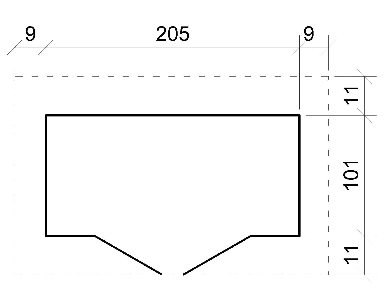 TIMBELA M348 Casetta da Giardino in Legno  - 2,1 m2 