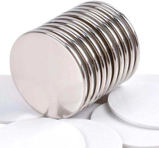 Magnetodi neodimio - extra potente - 10 pezzi - circolari - 30 x 2 mm
