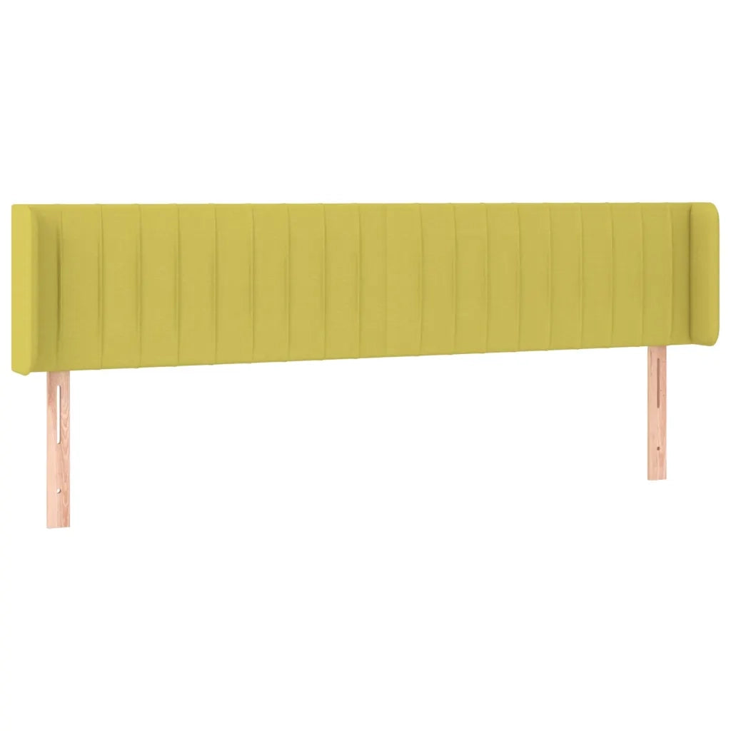 Testiera ad Orecchio Verde 203x16x78/88 cm in Tessuto