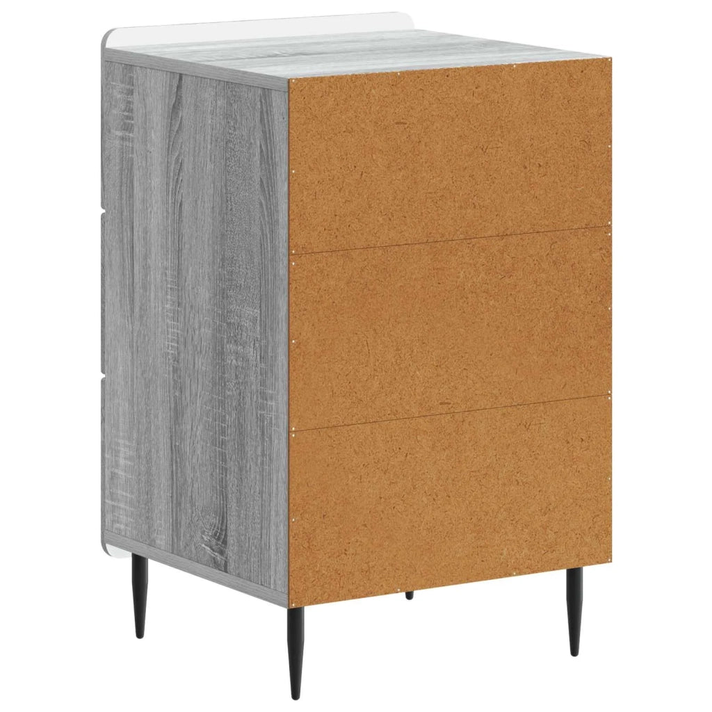 Armadio da Notte con cassetto Grigio Sonoma 43x 41 x 68 cm 894331