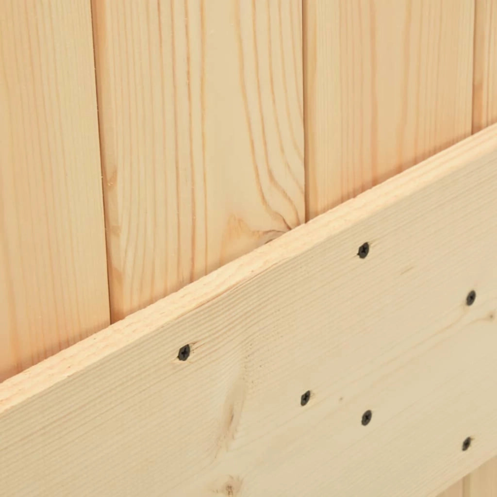 Porta NARVIK Naturale 80 x 210 cm Legno di pino solido 351042