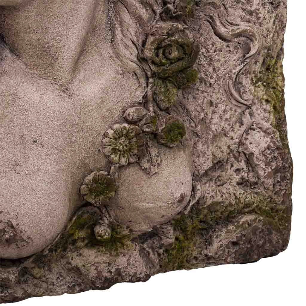 Fioriera decorativa da muro in magnesio 47x45x16h