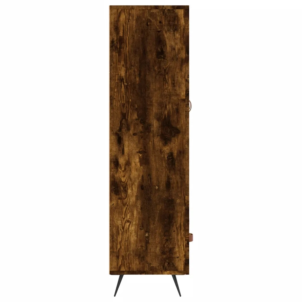 Credenza Rovere Fumo 69,5x31x115 cm in Legno Multistrato 828273