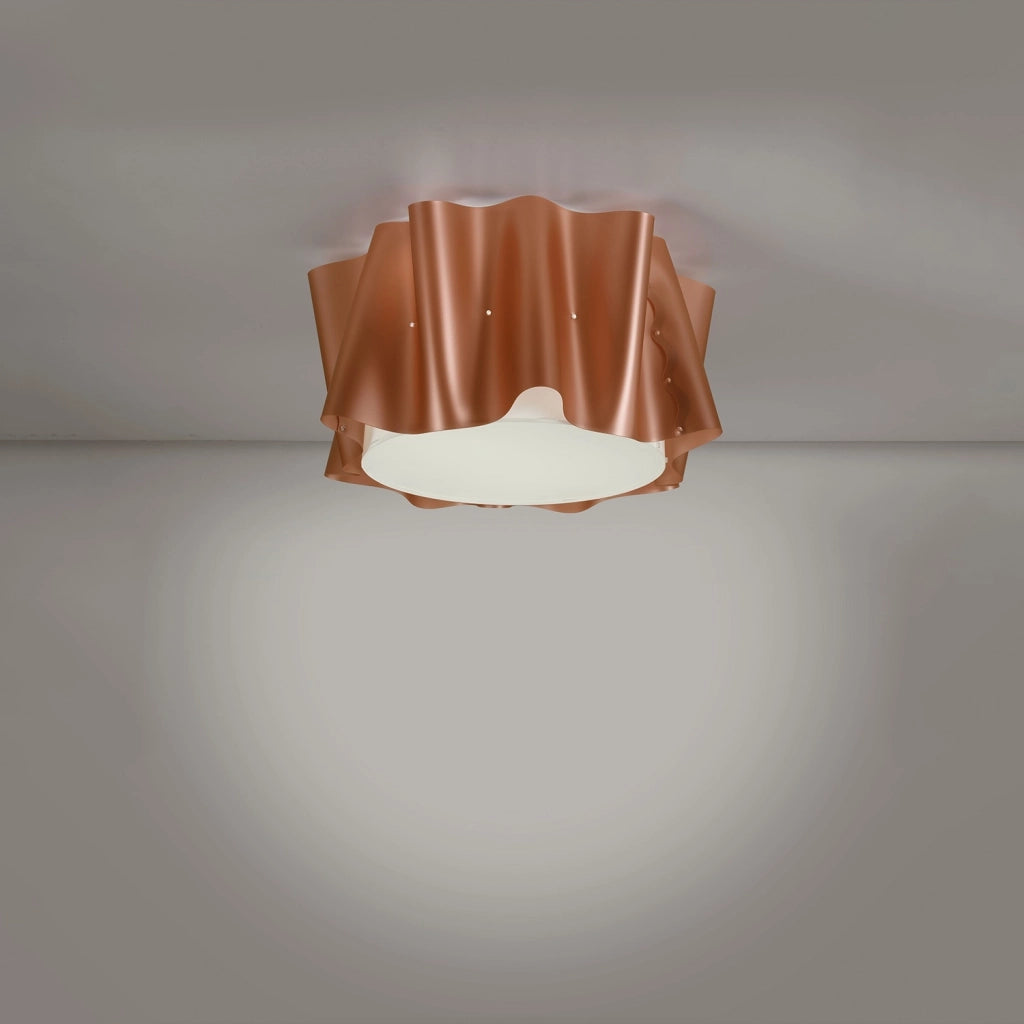 Plafoniera Moderna Folio Polilux ® Rame 1 Luce E27 D60Cm