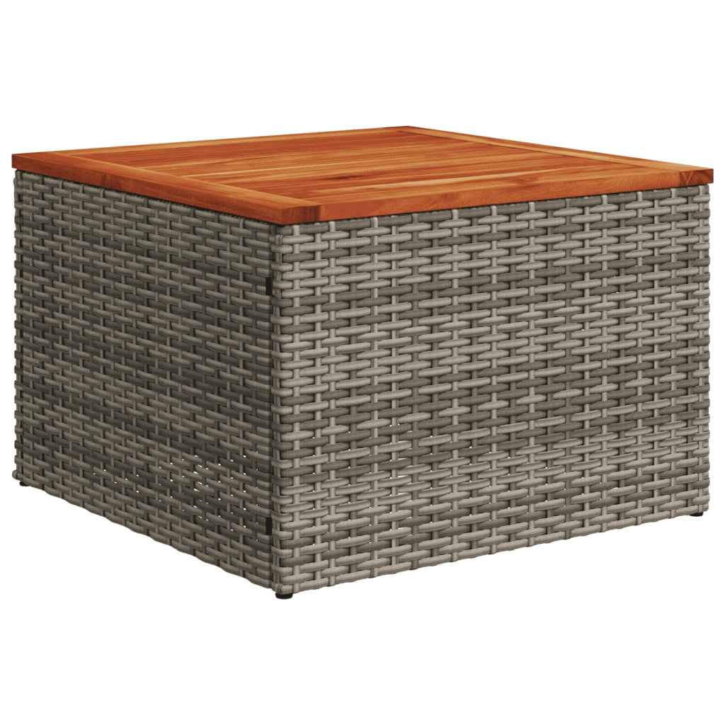 Set Divano da Giardino 6 pz con Cuscini Grigio in Polyrattan 3258259