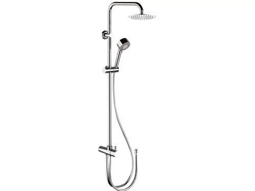Colonna doccia con doccetta in abs e soffione ultrapiatto