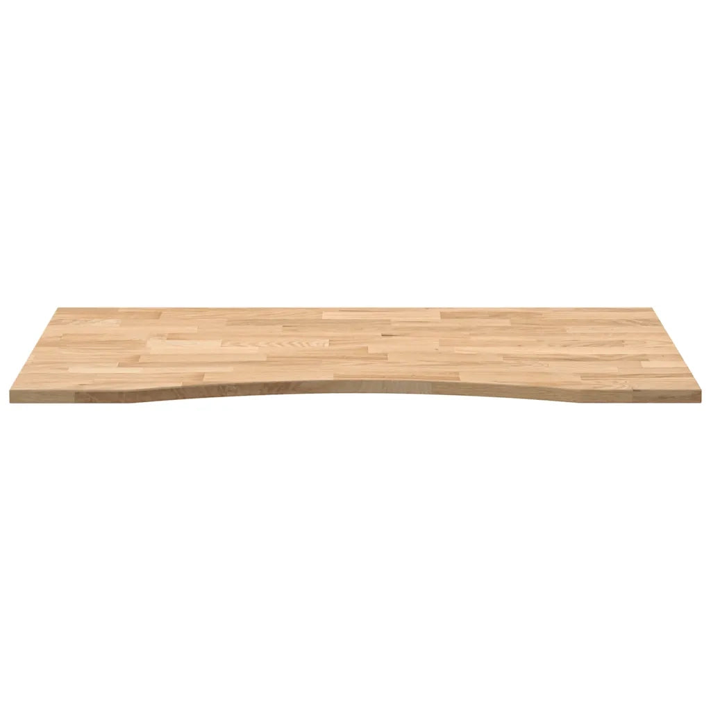 Piano Tavolo | Superficie Tavolo | Piano Scrivania 120x50x2,5 cm Rovere Massello Non Trattato