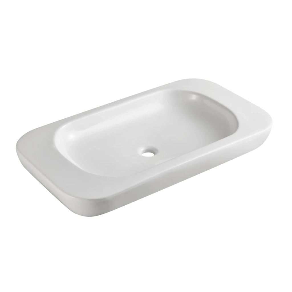 Lavabo da appoggio LINPH LA68 81 x 46,5 cm bianco