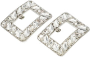 Accessori per scarpe eleganti con strass - 2 pezzi - 60 x 44 mm - accessori per scarpe di alta qualità