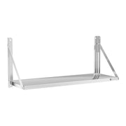 Mensola da parete pieghevole professionale acciaio inox 100 x 30 cm 40 kg 14_0001572