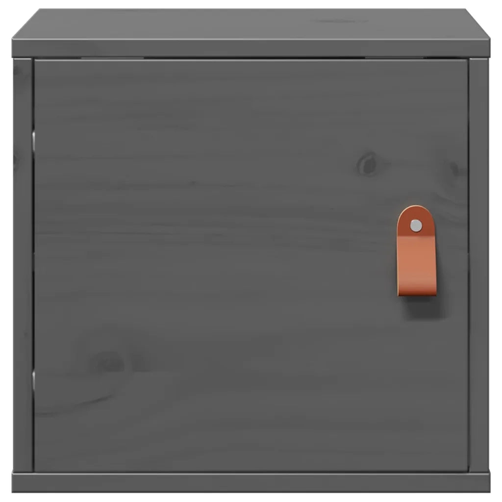 Pensile Grigio 31,5x30x30 cm in Legno Massello di Pino cod mxl 32852