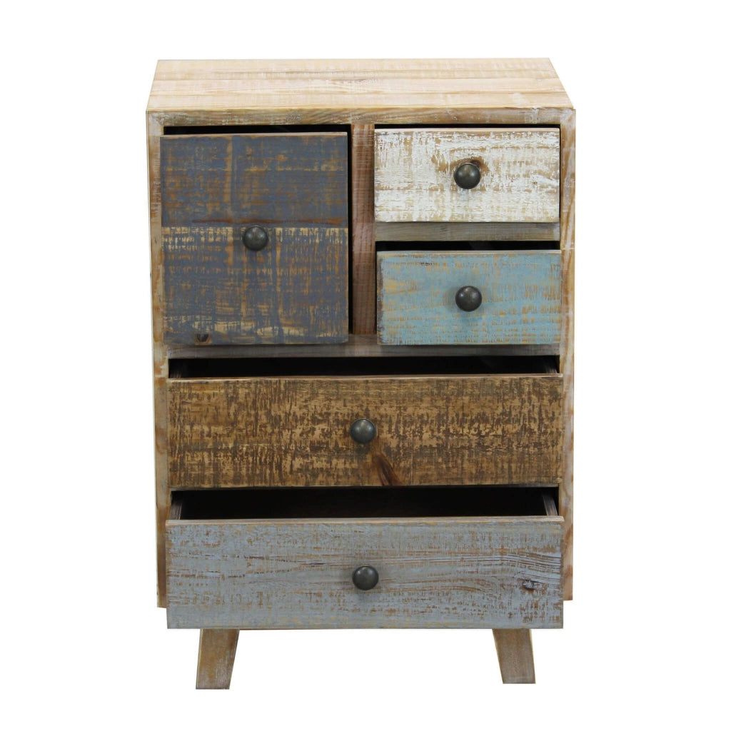 Cassettiera colorata in Legno cm 45x35x64 - FREDDY