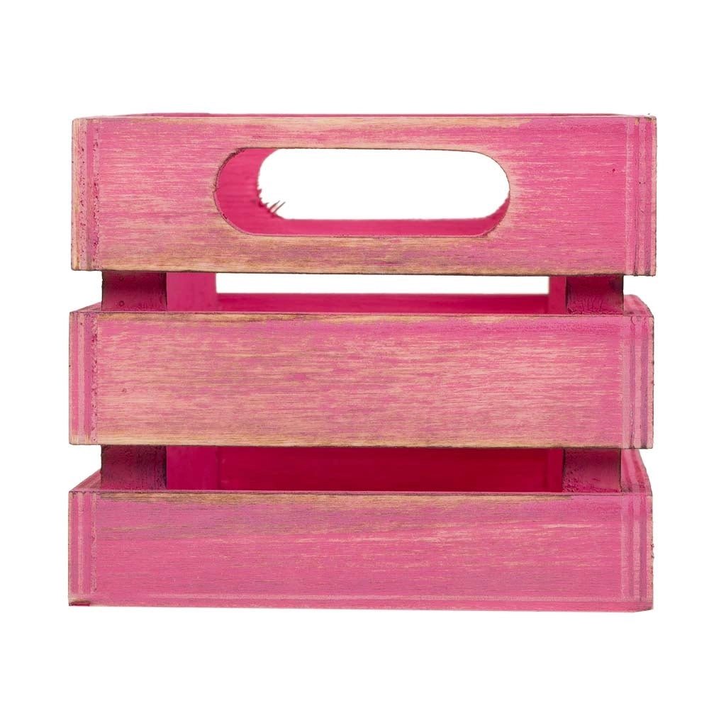 Cassetto in legno rosa 18x12x10h