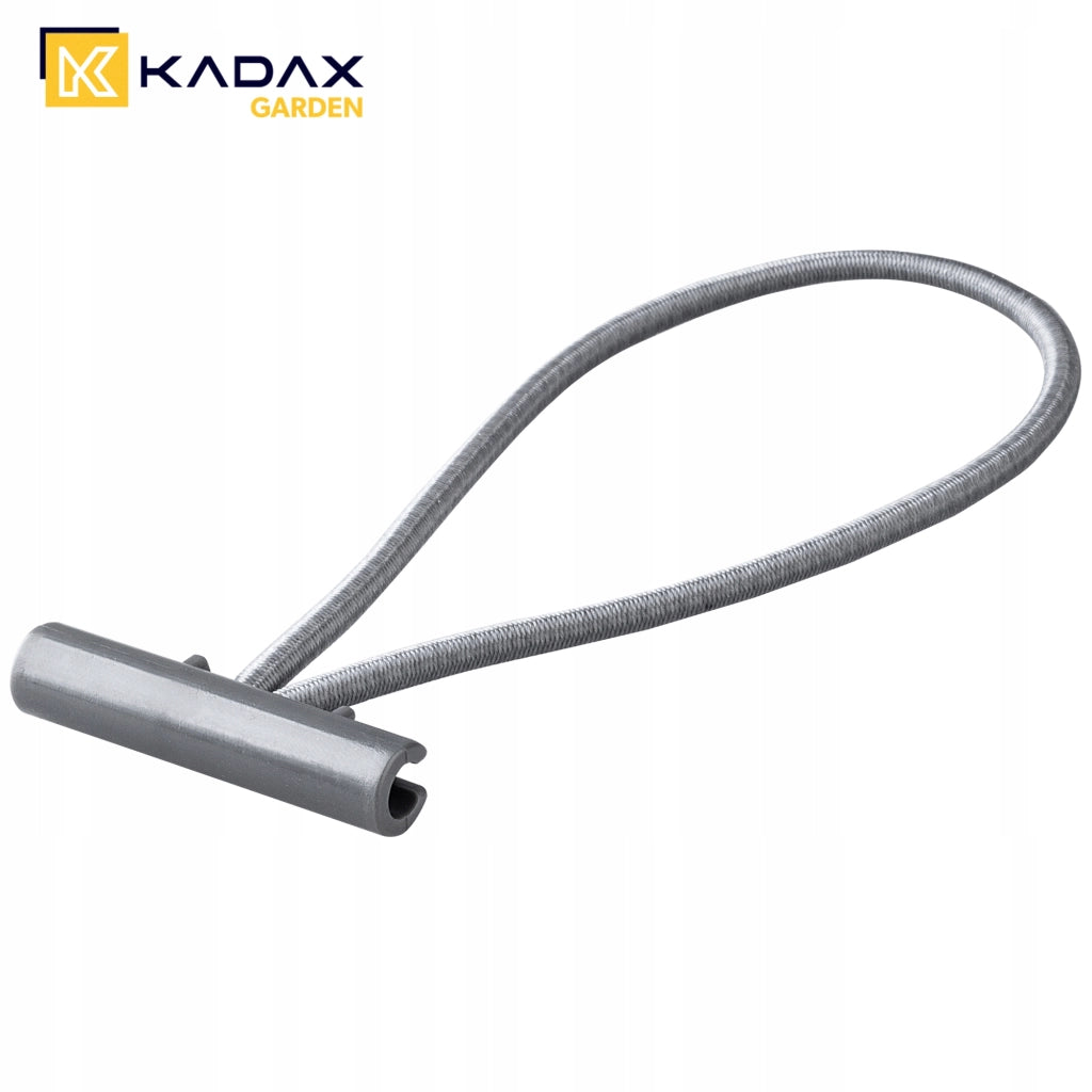 Set di 10 elastici KADAX per il fissaggio di teloni. Elastici per teloni con cricchetto, 15 cm, resistenti.