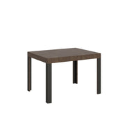 Tavolo allungabile 70x110/194 cm Linea telaio Antracite - Noce