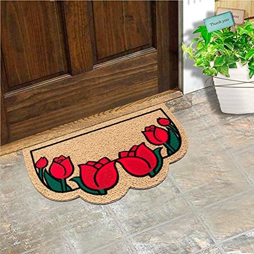 Zerbino Ingresso Antiscivolo Asciugapassi Interno Esterno Assorbente Semiluna 40X70 cm Dis.E