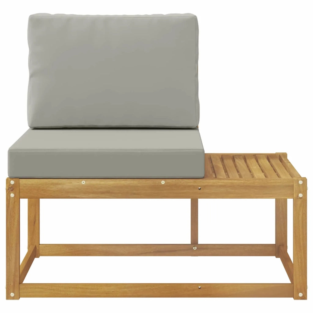 Divano da Esterno con cuscino-Divano da Giardino Bianco 91 x 63 x 73 cm 336062