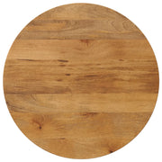 Piano per Tavolo Ã˜ 90x3,8 cm Rotondo in Legno Massello di Mangocod mxl 116464