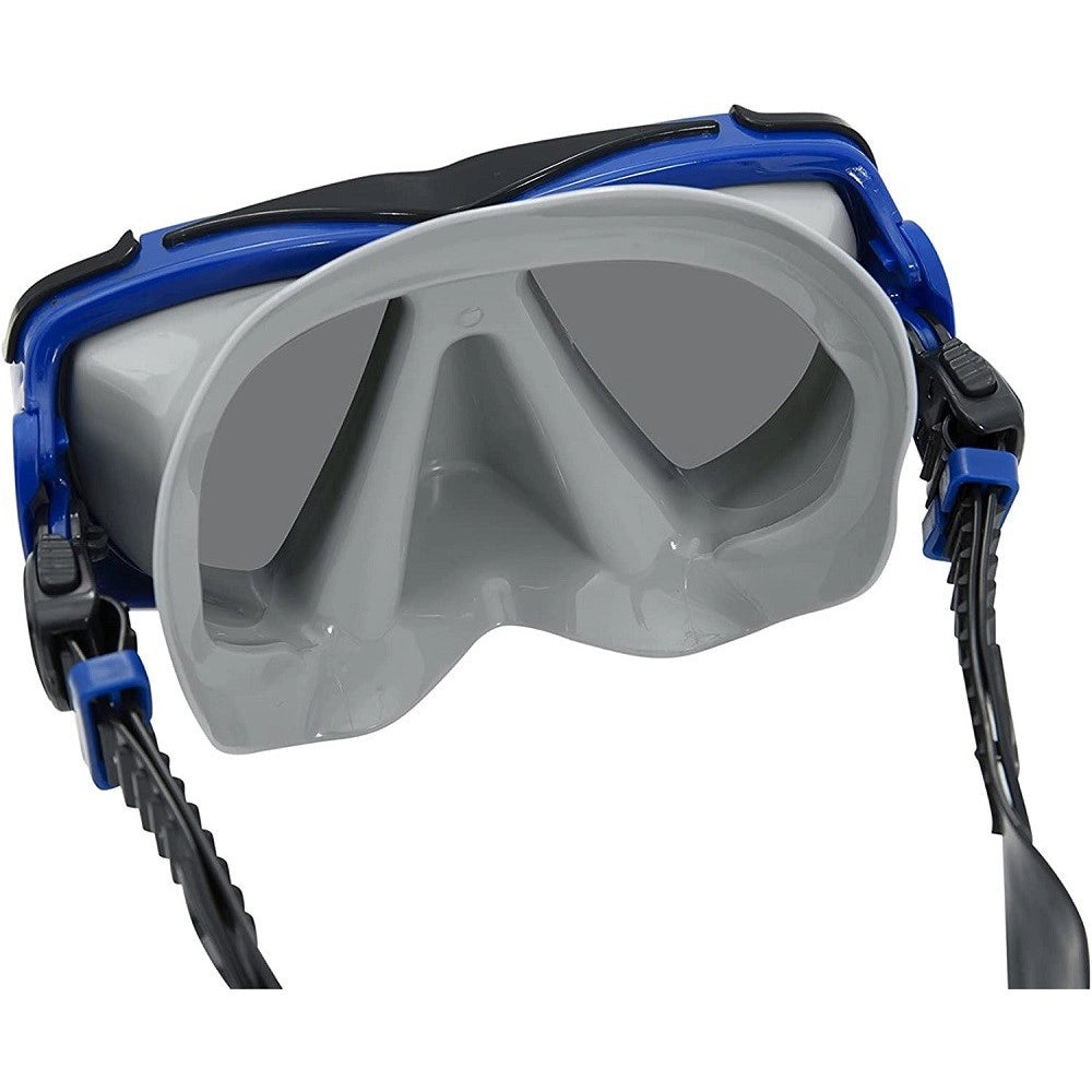 Trade Shop - Maschera + Boccaglio Sub Adulto Set Snorkeling Dive Mira 14+ Anni 2 Colori 24053 -