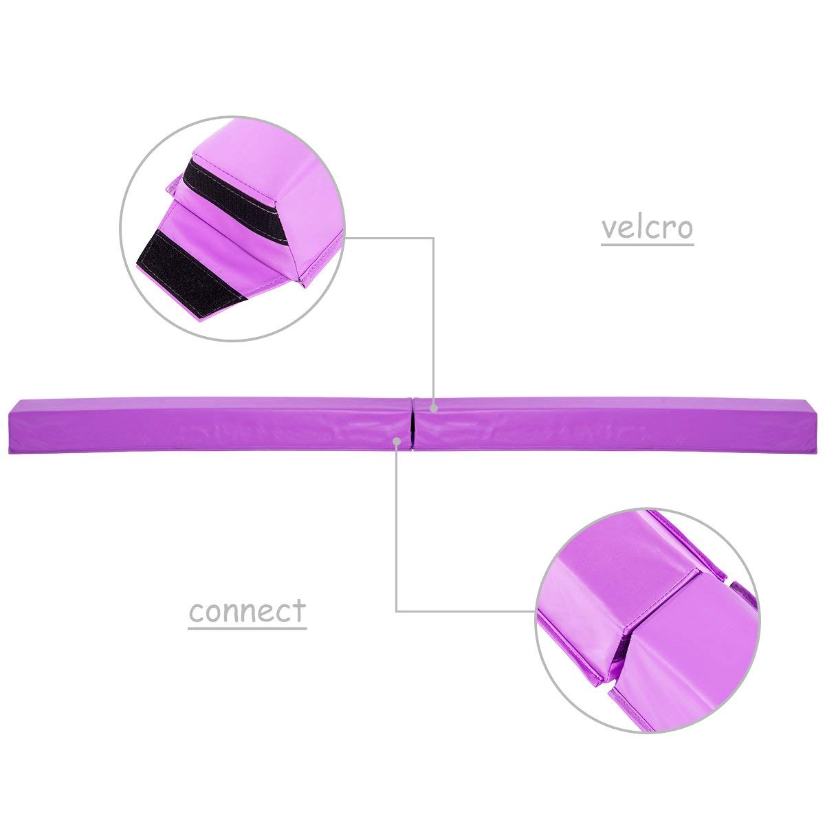 117 cm Trave di Equilibrio Trave da Ginnastica per Allenamento a Casa, Vari Colori Disponibili