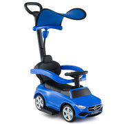 Macchinina 3 in 1 per bambini 84 x 39 x 90 cm interattiva e sicura PP blu 20_0017393