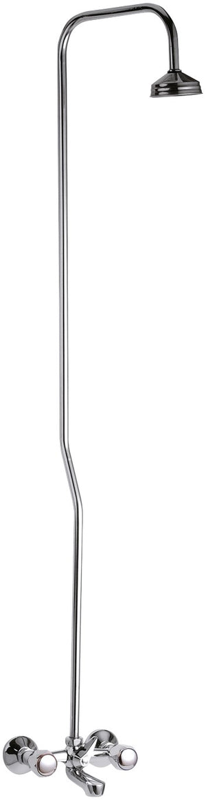 Rubinetto vasca con colonna doccia e soffione - serie 1000-2000