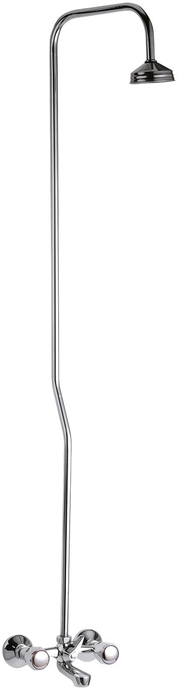 Rubinetto vasca con colonna doccia e soffione - serie 1000-2000