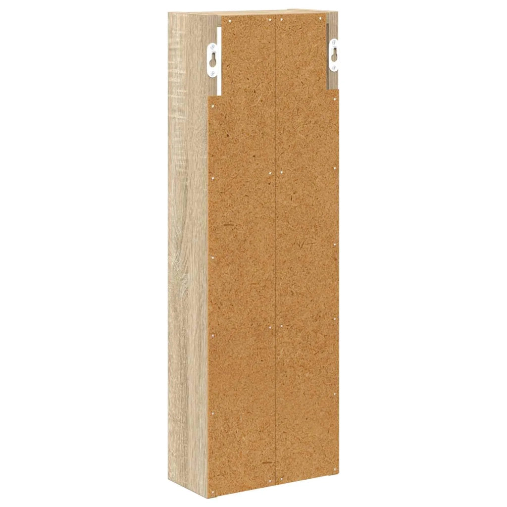 Armadio da bagno a muro Rovere Sonoma 20 x 10 x 60,5 cm