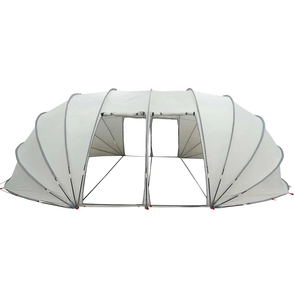 Tenda da piscina a cupola Grigio 538 x 440 x 204 cm