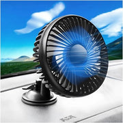 Ventilatore di 360 gradi con basso rumore ventilatore estivo 12 V ventilatore USB 3 velocità per auto furgone SUV camper barca - presa di vapore Ventilatore di auto