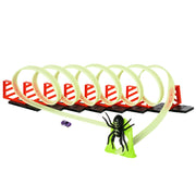 Pista per Macchinine con Luci LED ¨C zephmum ¨C Verde e Rosso, 3-6 Anni