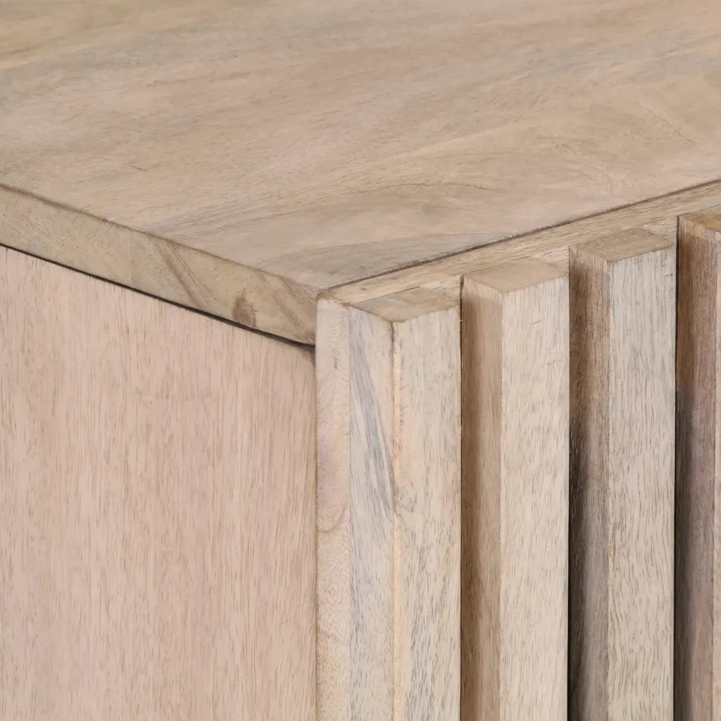 vidaXL Mobile Lavabo da Bagno 62x34x58cm in Legno Massello di Mango