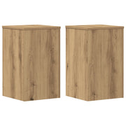 Supporti per piante | Sostegno per piante 2 pz Rovere 30x30x50 cm in Multistrato