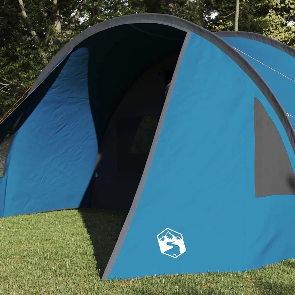 Tenda Tunnel per 5 Persone 5 persona Blu e Grigio 42004042