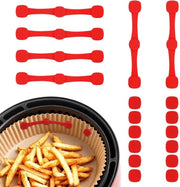Accessori per Airfryer - Set di 18 Magnetici - Supporto Magnetico - Resistenze al Calore - Silicone Termoresistente - Cucina Sicura - Prevenzione di Surriscaldamento