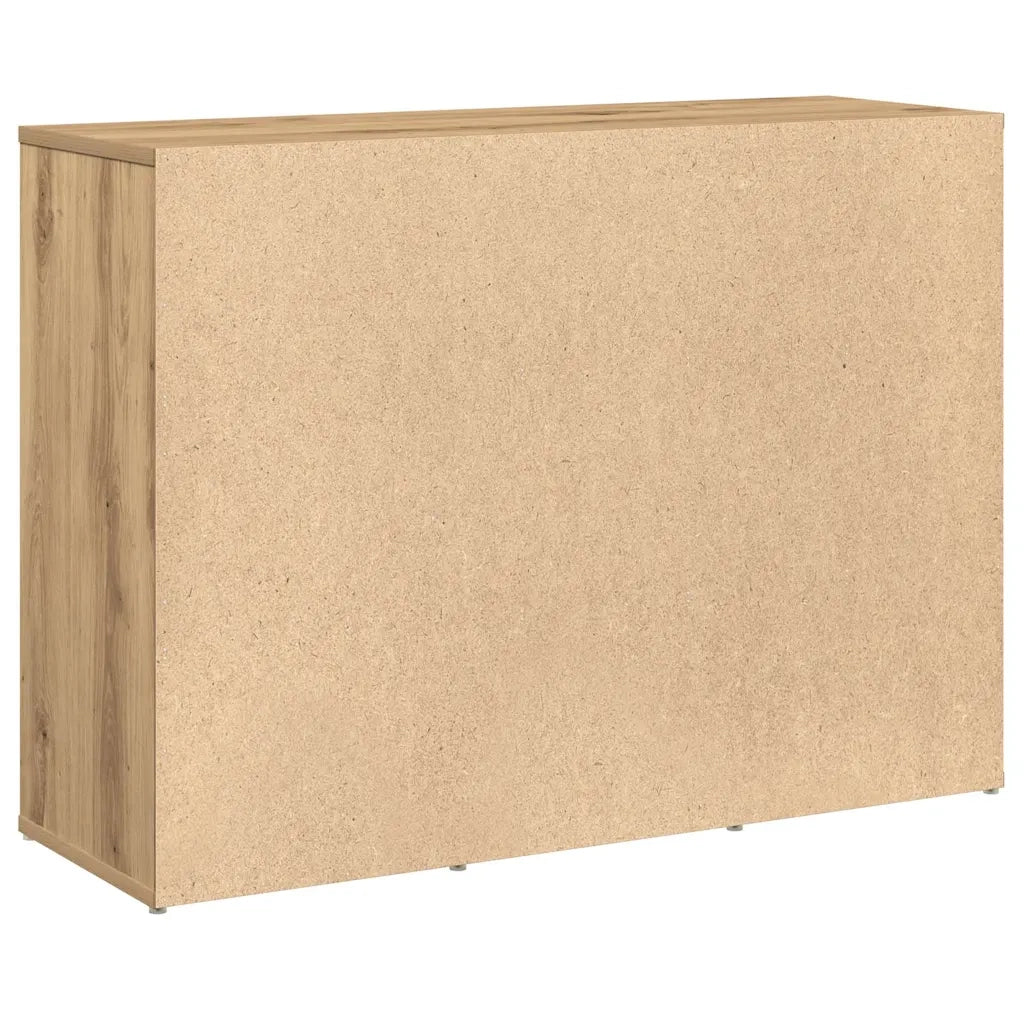 Credenza Rovere Artigianale 88x30x64 cm in Legno Multistrato
