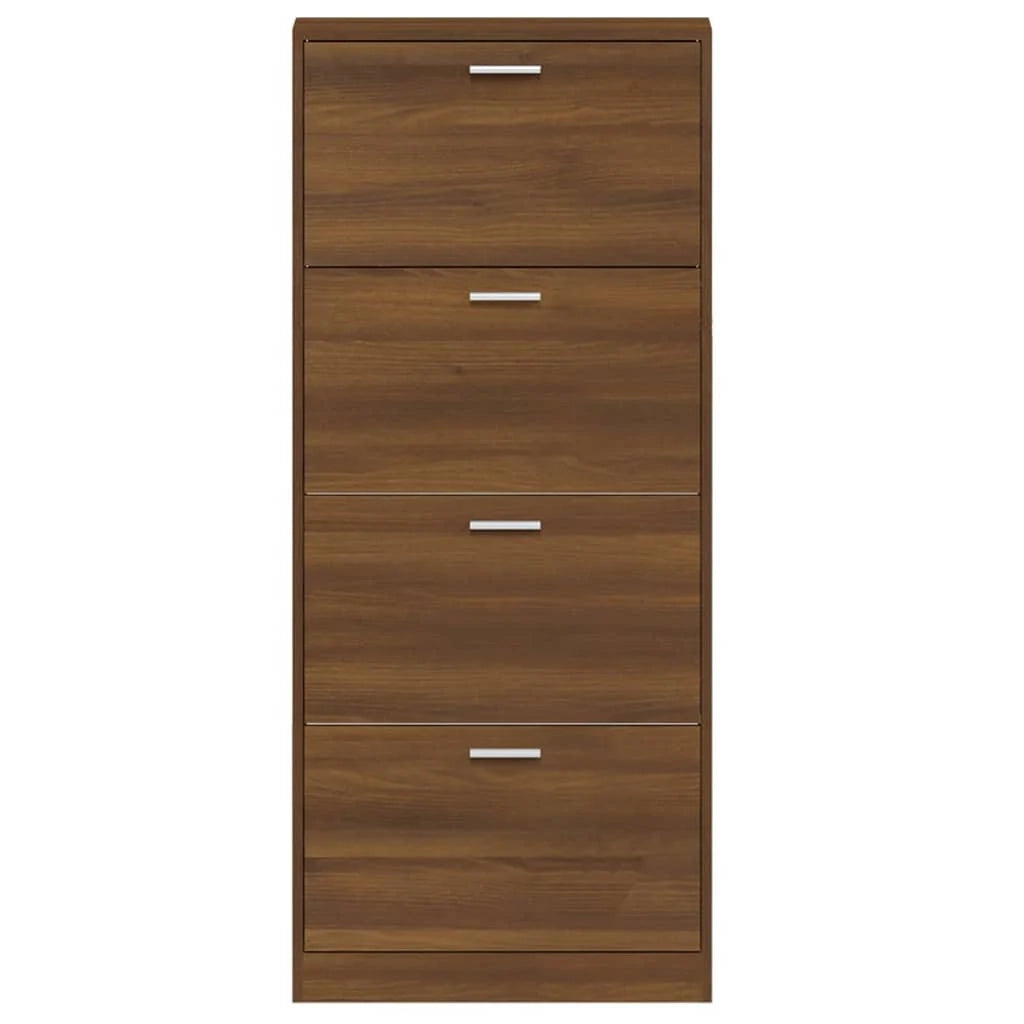 Scarpiera scarpiera mobile portaoggetti ingresso corridoio soggiorno 59 x 17 x 150 cm multistrato marrone 02_0021632