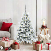 Albero di Natale artificiale con 150 LED Bianco 120 cm PE e PVC 3397587