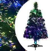 Albero di Natale Artificiale Fibra Ottica 64 cm Verde cod mxl 6579