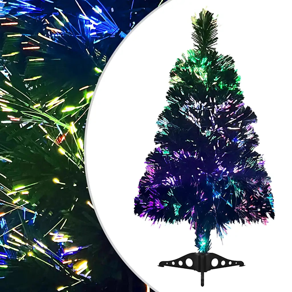 Albero di Natale Artificiale Fibra Ottica 64 cm Verde cod mxl 6579