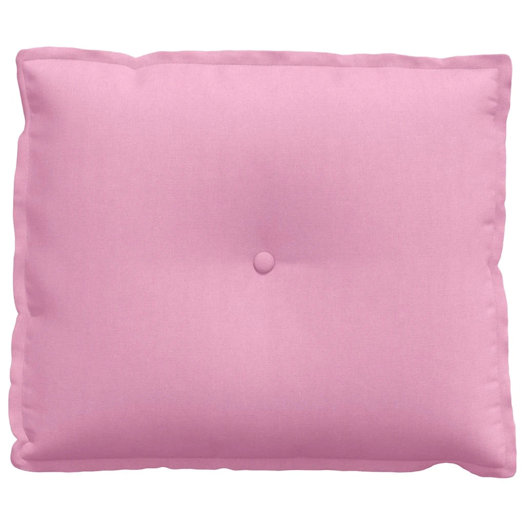 Cuscino per Schiena Rosa 60 x 19 x 50 cm Tessuto 42014673