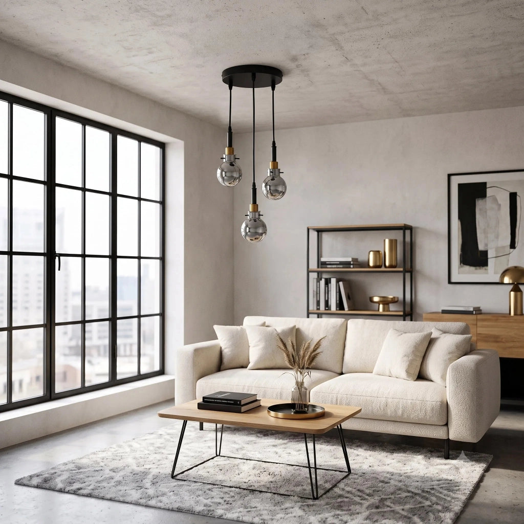 Lampada APP1125-3CP Black Gold