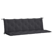 Cuscino per Panca | Cuscini per sedie Nero 180x(50+50)x7 cm in Tessuto Oxford