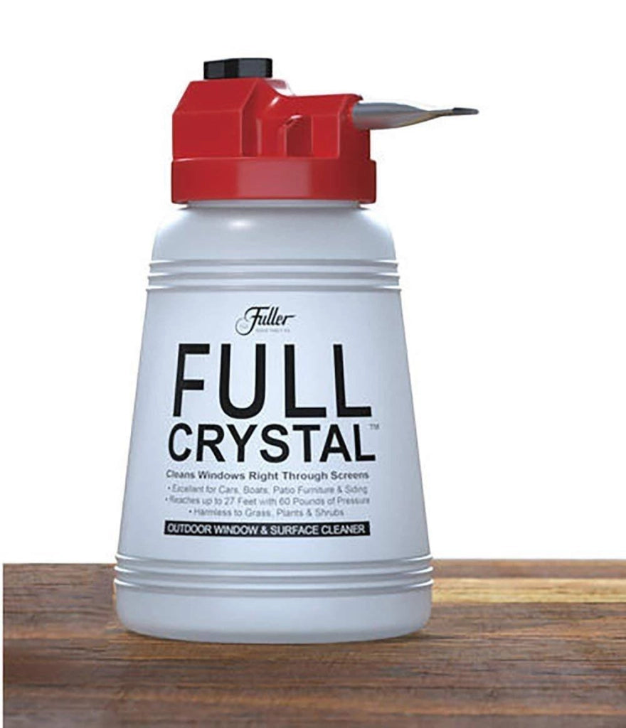 CONTENITORE DETERGENTE PULIZIA VETRI AUTO POMPA PULISCI FINESTRE FULL CRYSTAL