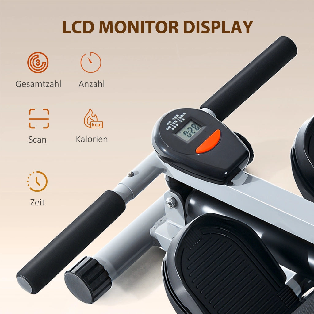 Vogatore Idraulico Domestico ¨C zephmum ¨C con LCD e 12 Livelli di Resistenza