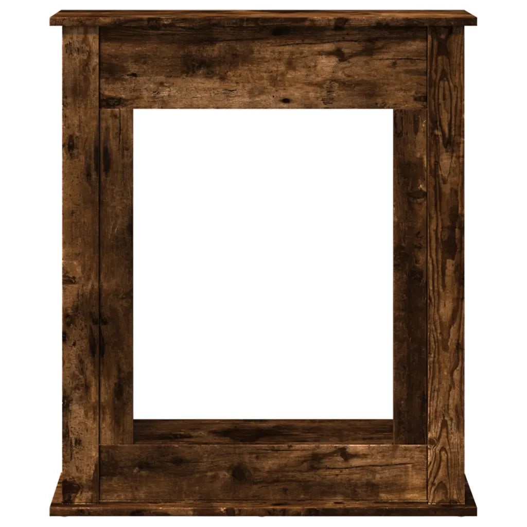 Cornice per Camino Rovere Fumo 75x20x87,5 cm in Truciolato 854584